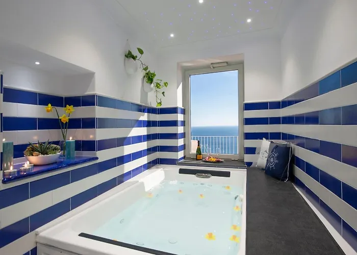 Le Ali Sul Mare,near Elevator, Few Steps,parking Feriehus Positano